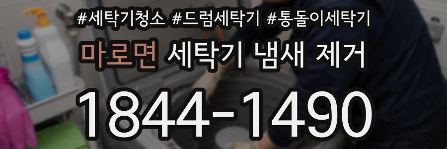마로면 세탁기 냄새 제거