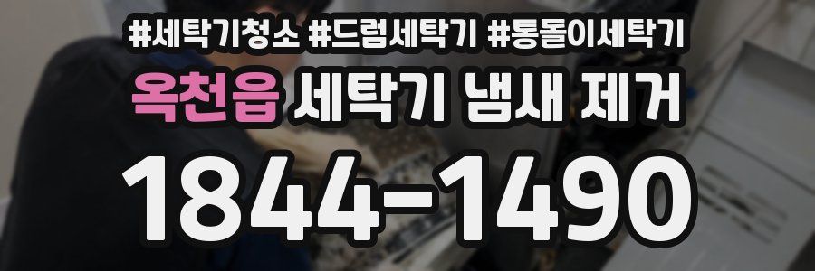 옥천읍 세탁기 냄새 제거