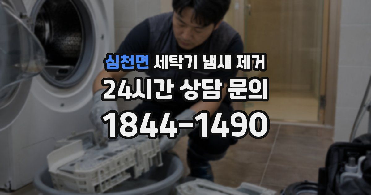 심천면 세탁기 냄새 제거