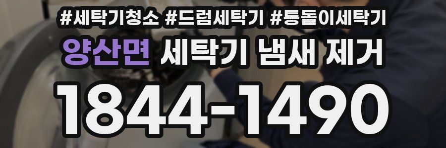 양산면 세탁기 냄새 제거