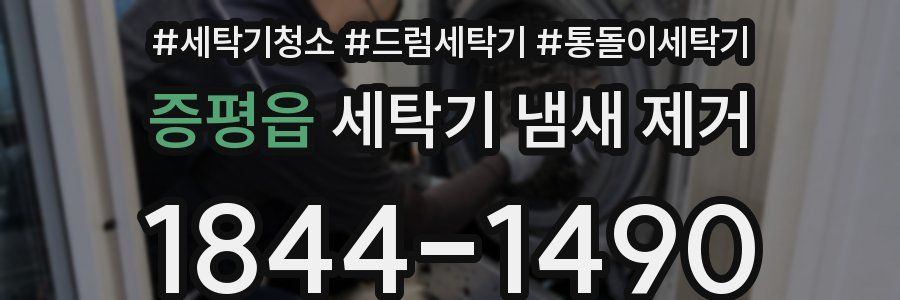 증평읍 세탁기 냄새 제거