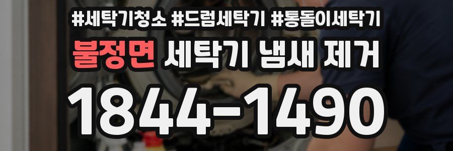 불정면 세탁기 냄새 제거