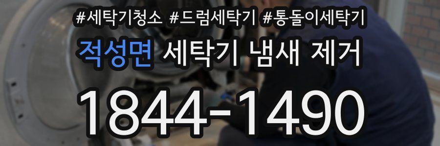 적성면 세탁기 냄새 제거