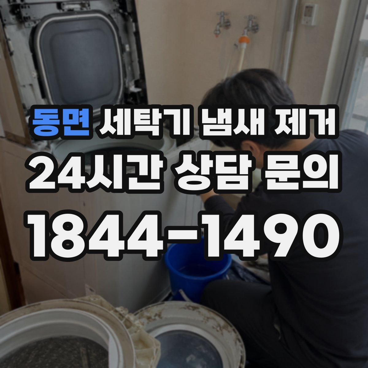 동면 세탁기 냄새 제거