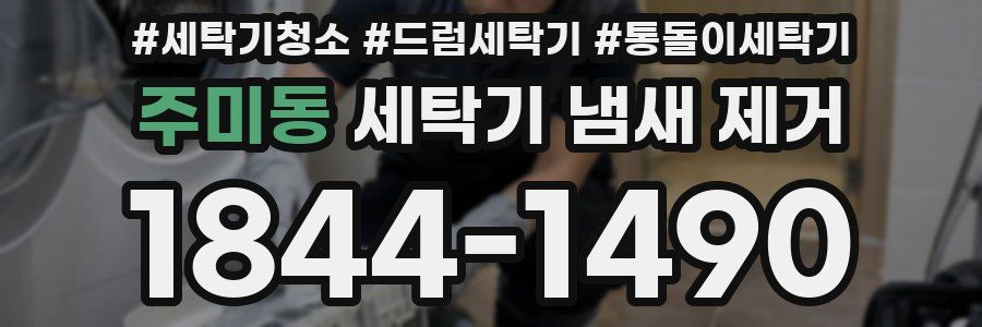 주미동 세탁기 냄새 제거