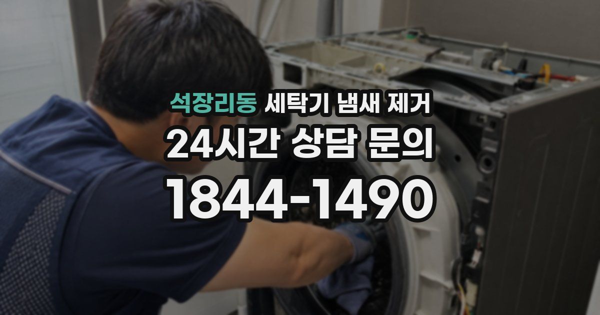석장리동 세탁기 냄새 제거