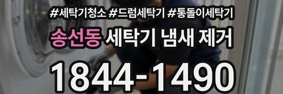 송선동 세탁기 냄새 제거