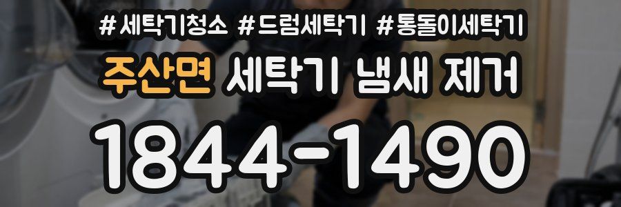 주산면 세탁기 냄새 제거