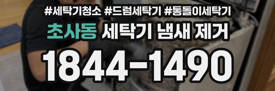 초사동 세탁기 냄새 제거