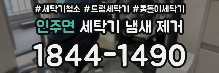 인주면 세탁기 냄새 제거