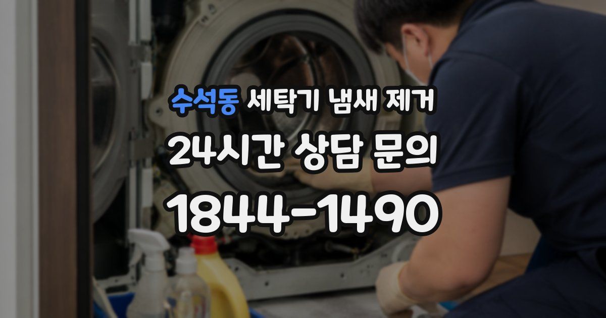 수석동 세탁기 냄새 제거