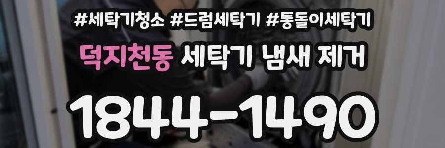 덕지천동 세탁기 냄새 제거
