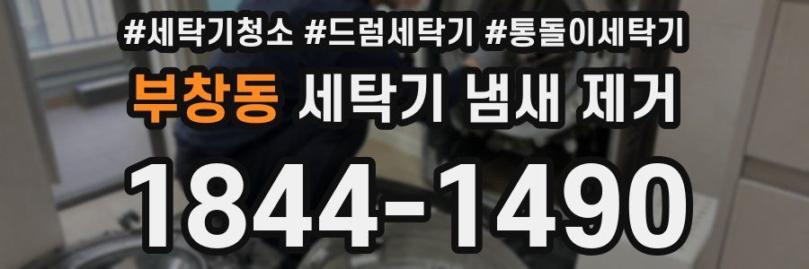 부창동 세탁기 냄새 제거
