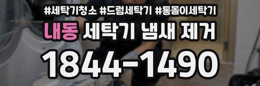 내동 세탁기 냄새 제거