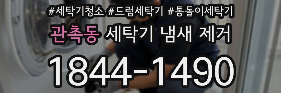 관촉동 세탁기 냄새 제거