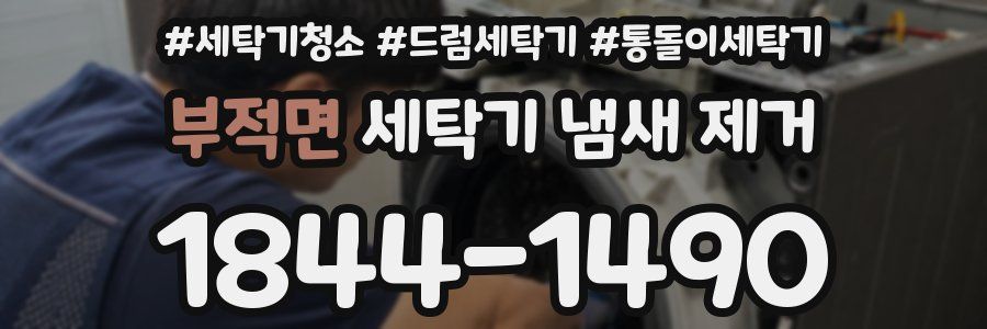 부적면 세탁기 냄새 제거