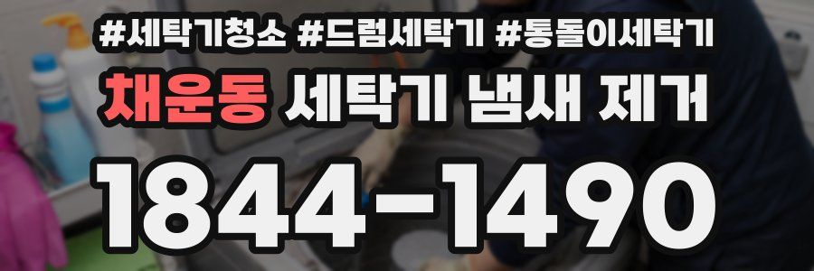채운동 세탁기 냄새 제거