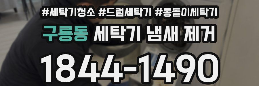 구룡동 세탁기 냄새 제거