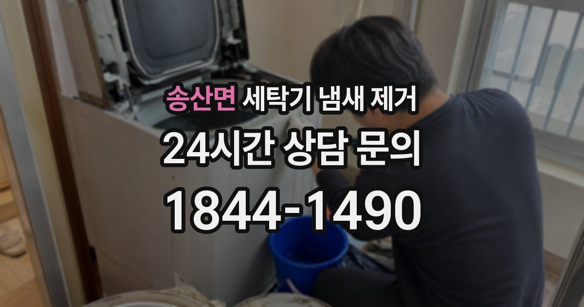 송산면 세탁기 냄새 제거