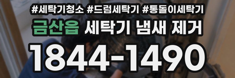 금산읍 세탁기 냄새 제거