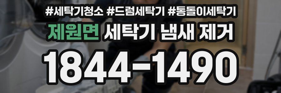 제원면 세탁기 냄새 제거