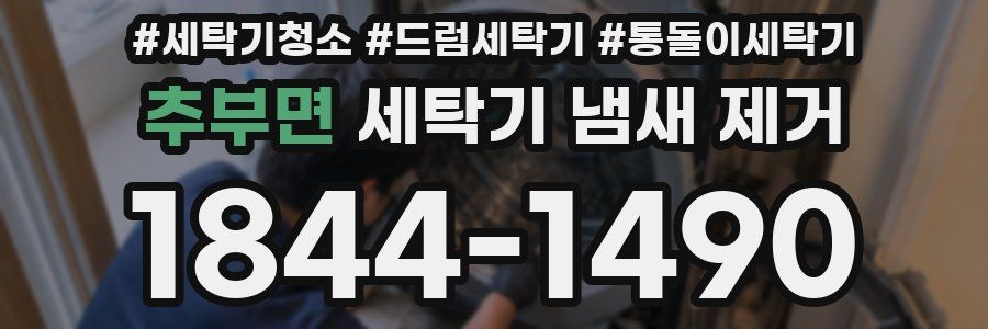 추부면 세탁기 냄새 제거