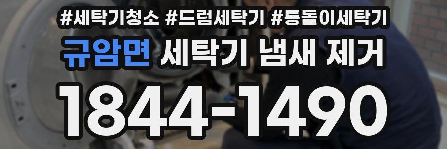 규암면 세탁기 냄새 제거