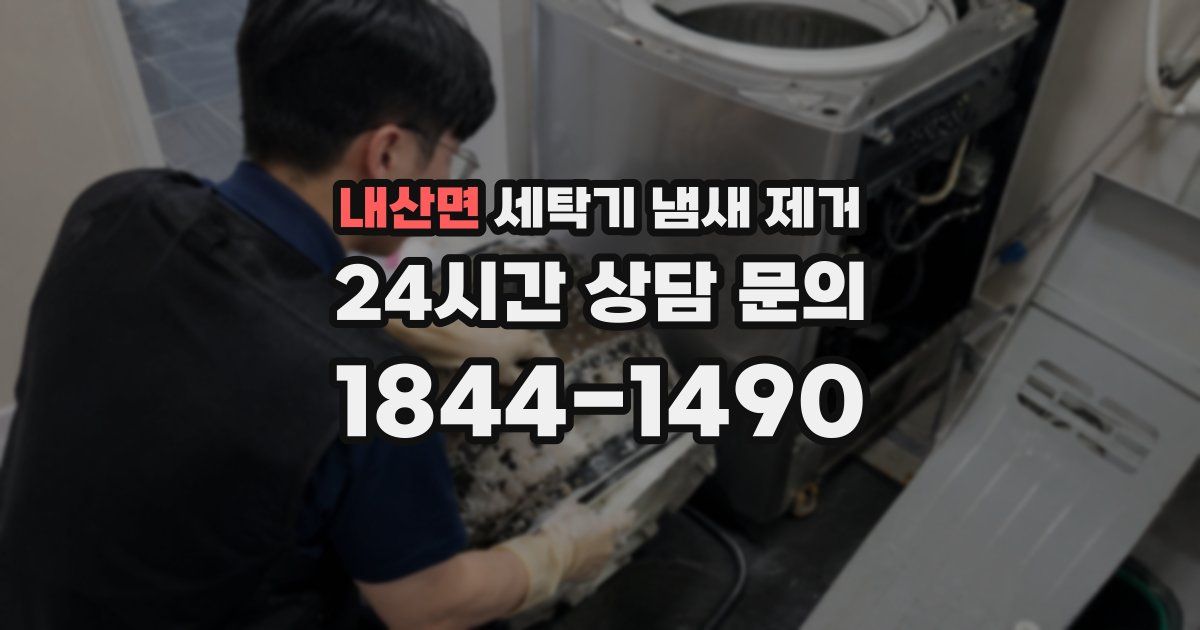 내산면 세탁기 냄새 제거