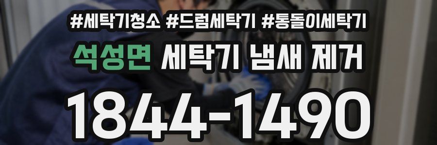 석성면 세탁기 냄새 제거