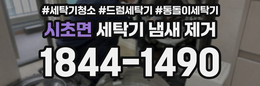 시초면 세탁기 냄새 제거