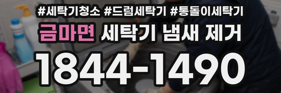 금마면 세탁기 냄새 제거