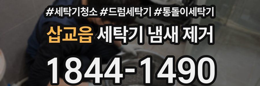 삽교읍 세탁기 냄새 제거