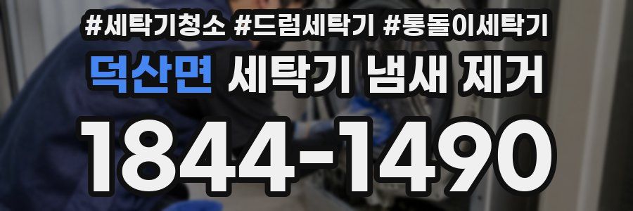덕산면 세탁기 냄새 제거