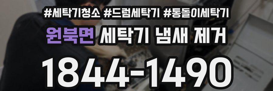원북면 세탁기 냄새 제거