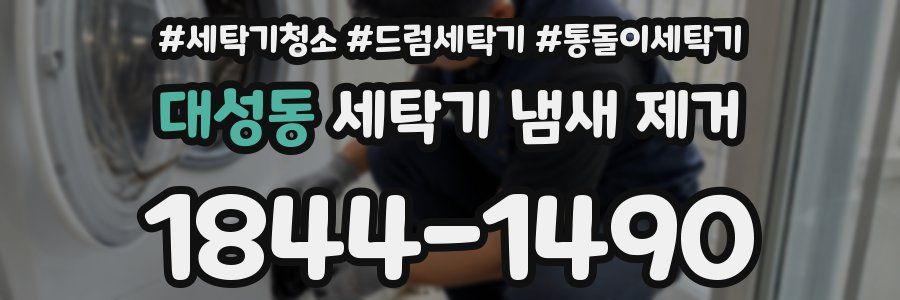 대성동 세탁기 냄새 제거