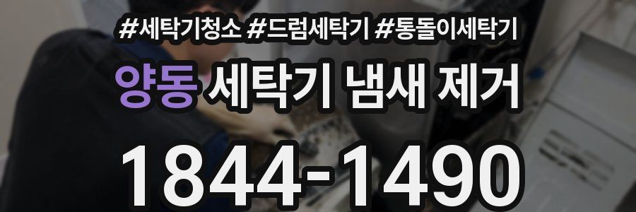 양동 세탁기 냄새 제거