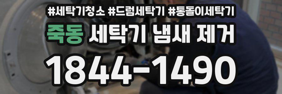죽동 세탁기 냄새 제거
