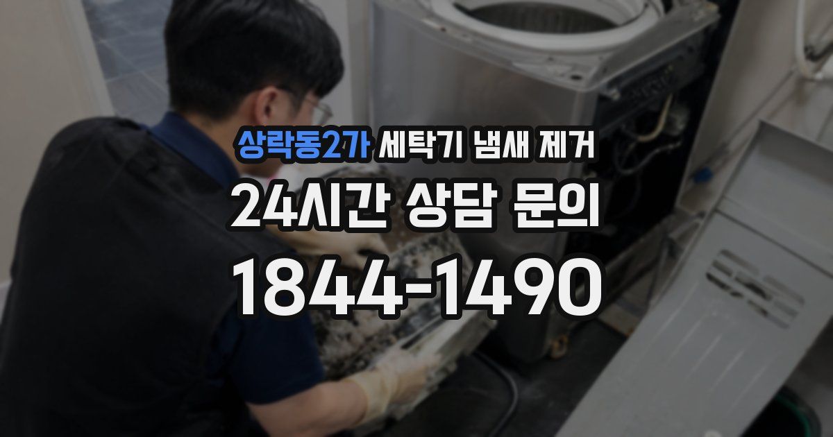 상락동2가 세탁기 냄새 제거