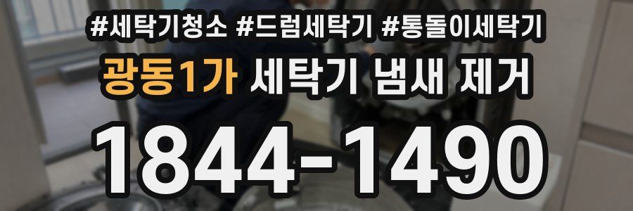 광동1가 세탁기 냄새 제거