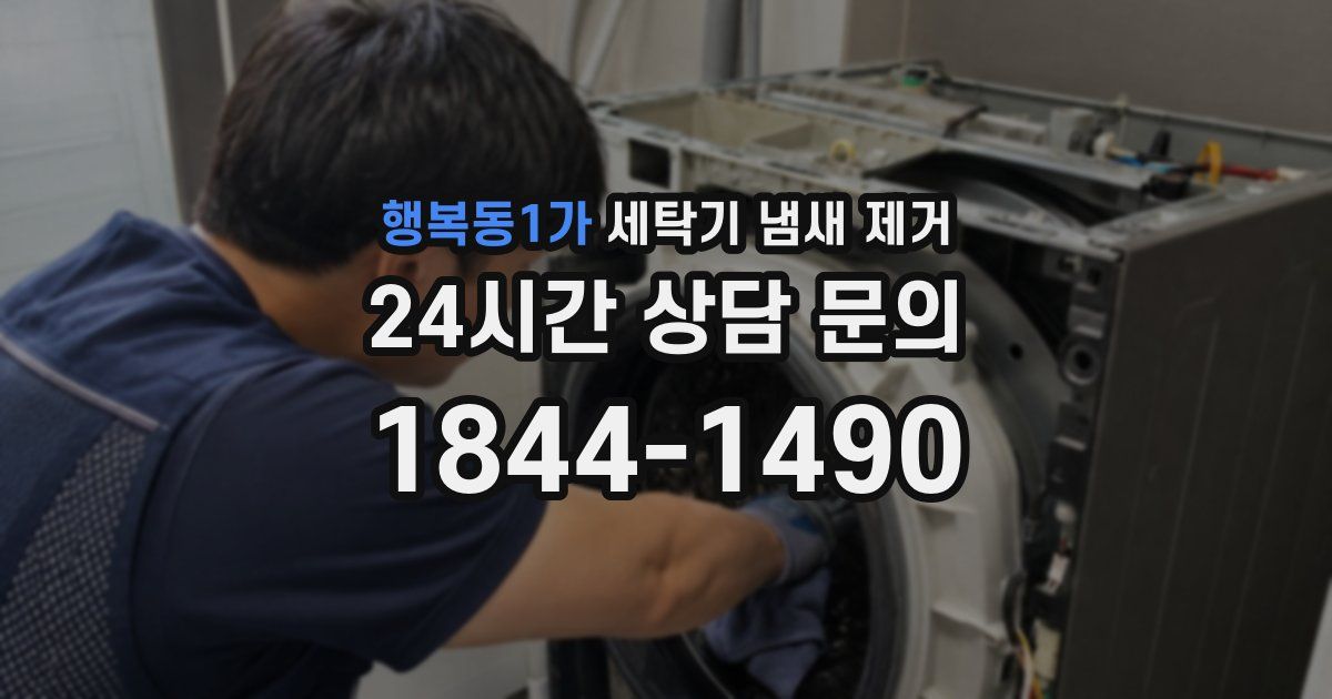 행복동1가 세탁기 냄새 제거