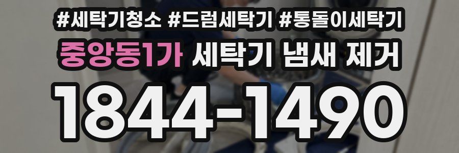 중앙동1가 세탁기 냄새 제거