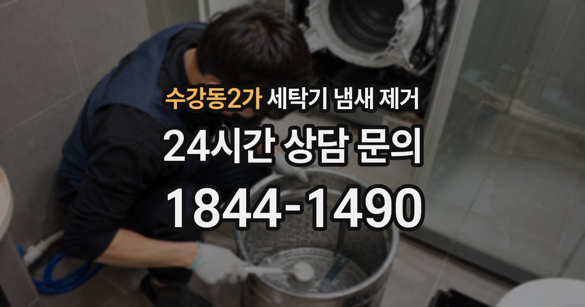 수강동2가 세탁기 냄새 제거