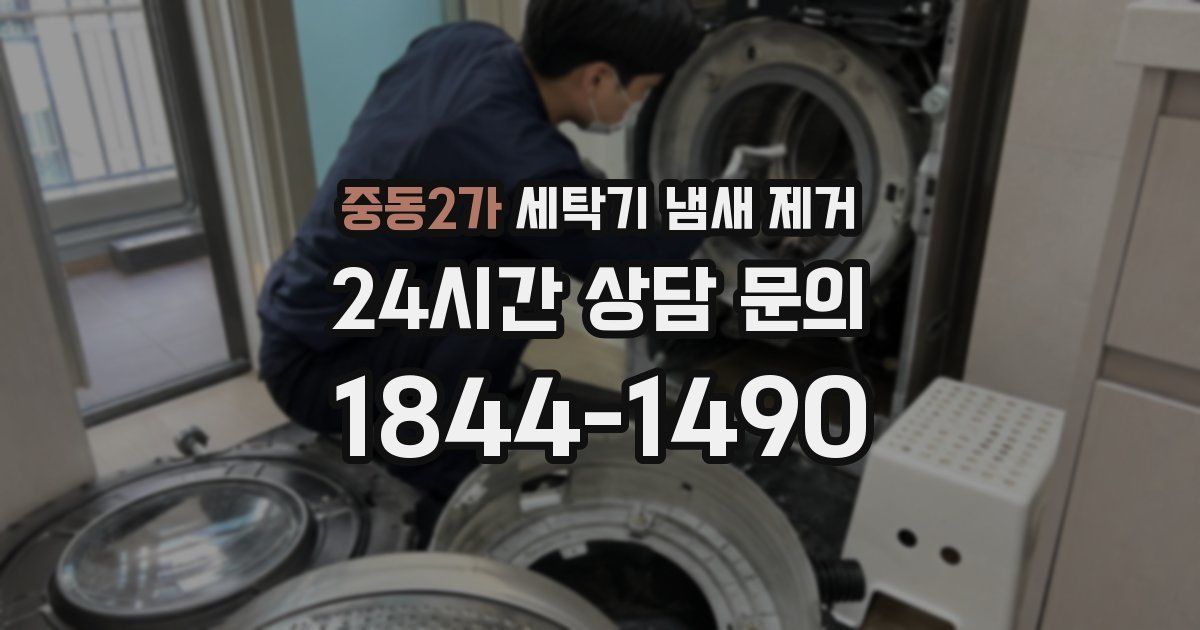 중동2가 세탁기 냄새 제거