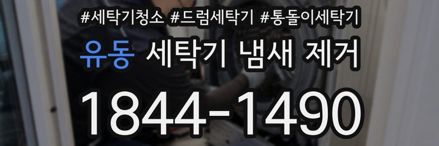유동 세탁기 냄새 제거