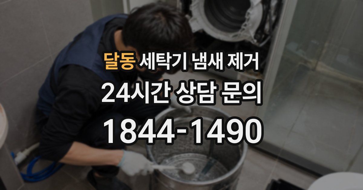 달동 세탁기 냄새 제거