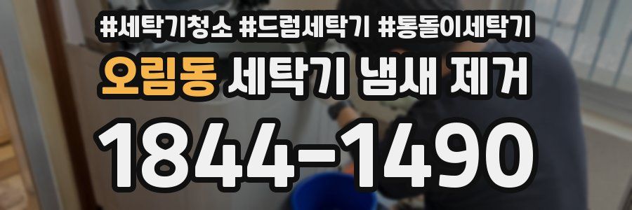 오림동 세탁기 냄새 제거