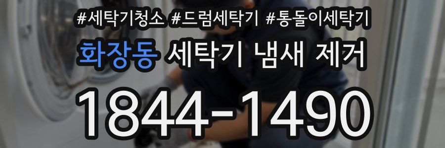 화장동 세탁기 냄새 제거
