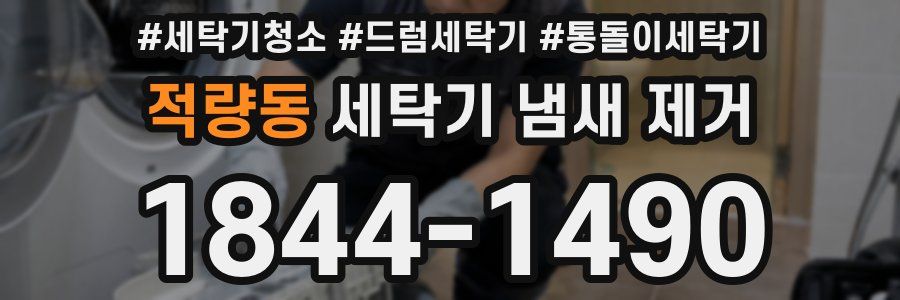 적량동 세탁기 냄새 제거