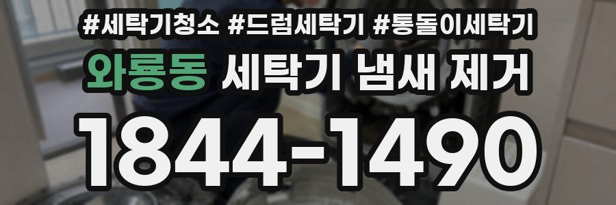 와룡동 세탁기 냄새 제거