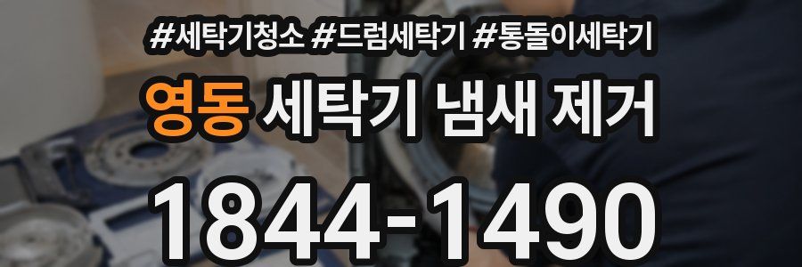 영동 세탁기 냄새 제거